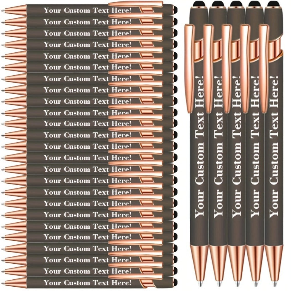 Ballpoint Stylus Pens 30 Pack – 2-in-1 Touchscreen Stylus & Ballpoint Pen with Comfortable Grip, Personalized Engraving, Bulk Set for Office, School, Wedding & Party Favors - product image 3