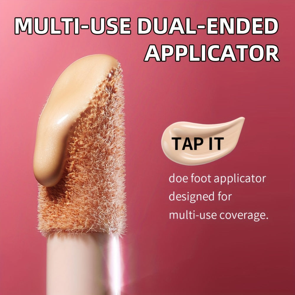 Full Coverage Liquid Concealer 12 Shades for Women — Waterproof Buildable Formula with Self-Applying Brush Tip, Long-Lasting Non-Cakey, Covers Dark Circles & Blemishes for All Skin - product image 8