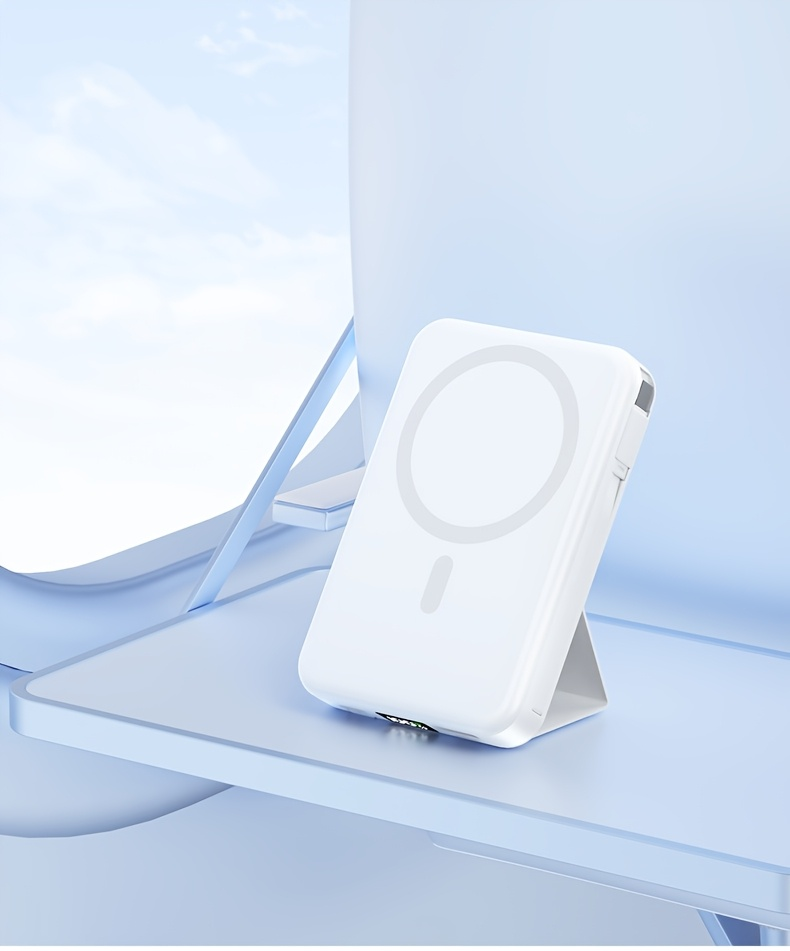 10000mAh Mobile Power, 22.W Magnetic Charging Treasure, Comes with Convenient Dual Cable, with LED Power Display, Stand Mobile Power, Can Charge 5 Devices At The Same Time, Comes w - product image 7