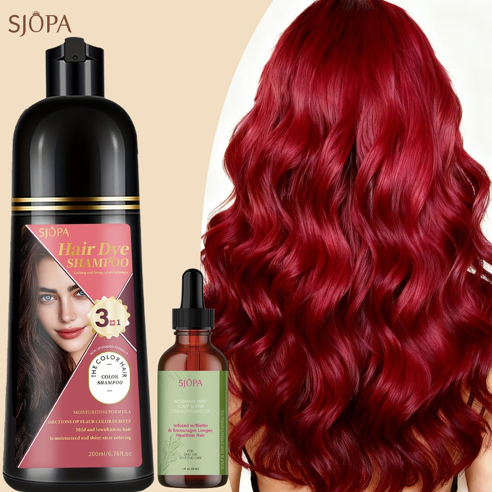 Hair Color Dyeing Shampoo 3-in-1 with Plant Squalane & Glycerin — Colors, Conditions & Cleanses in One Wash | No Developer Needed | 10 Shades | Easy At-Home Hair Coloring for Women - product image 7