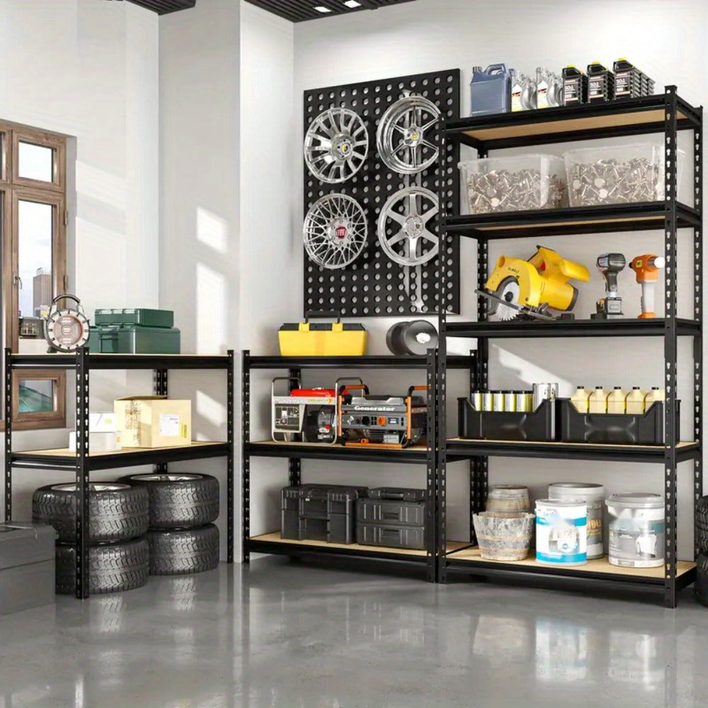 Heavy Duty Metal Shelving Unit 72 Inch – 400 lbs Per Shelf Adjustable Steel Storage Rack for Garage, Warehouse, Home & Office, Industrial Style Utility Shelf, Easy Assembly - product image 7