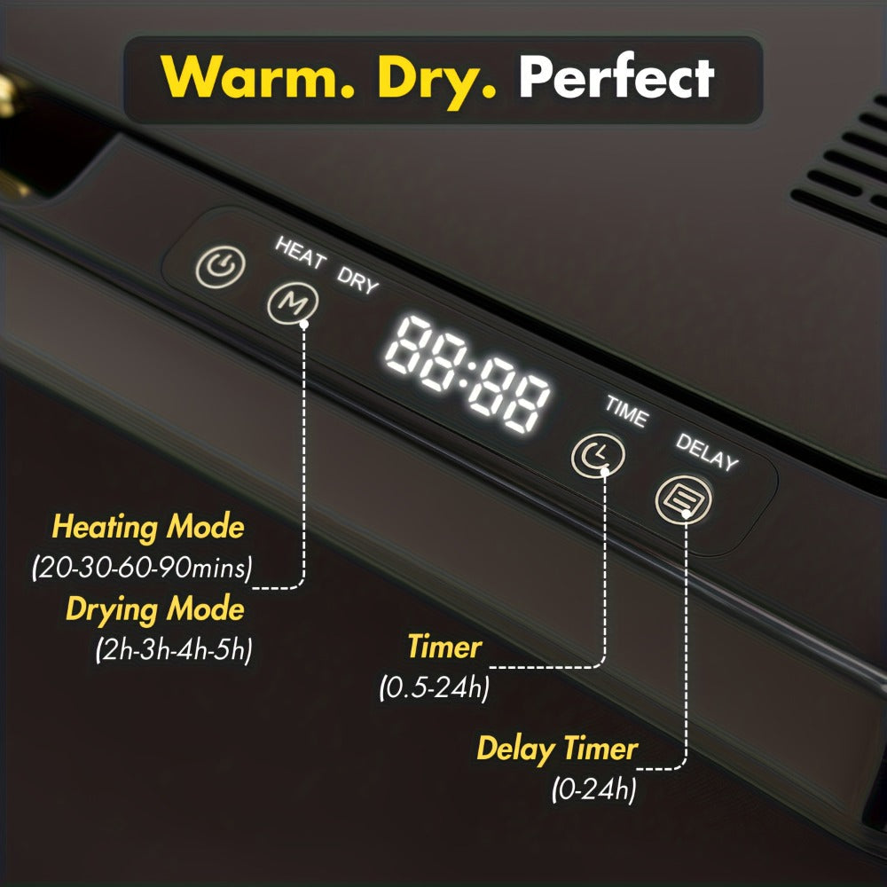 Electric Towel Warmer 35L Large Capacity Foldable Blanket Warmer with Timer & Drying Mode – Fast Heating Towel Bucket for Bathroom, Spa & Salon, Includes 6 Tablets, White - product image 7