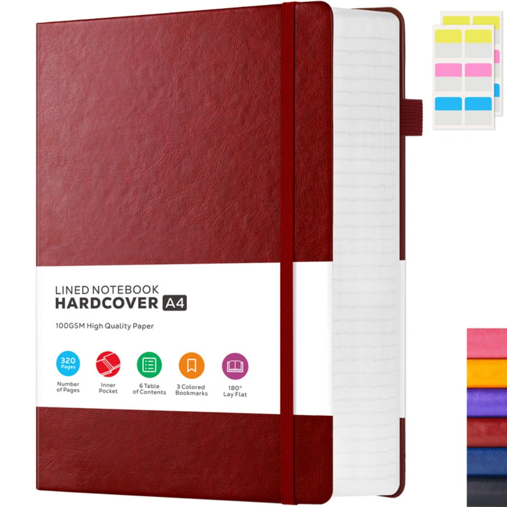 A4 Hardcover Lined Journal Notebook 320 Pages, Faux Leather College Ruled Notebook with 100GSM Thick Pages, 8.5x11 Large Writing Journal for Women Business School - product image 3