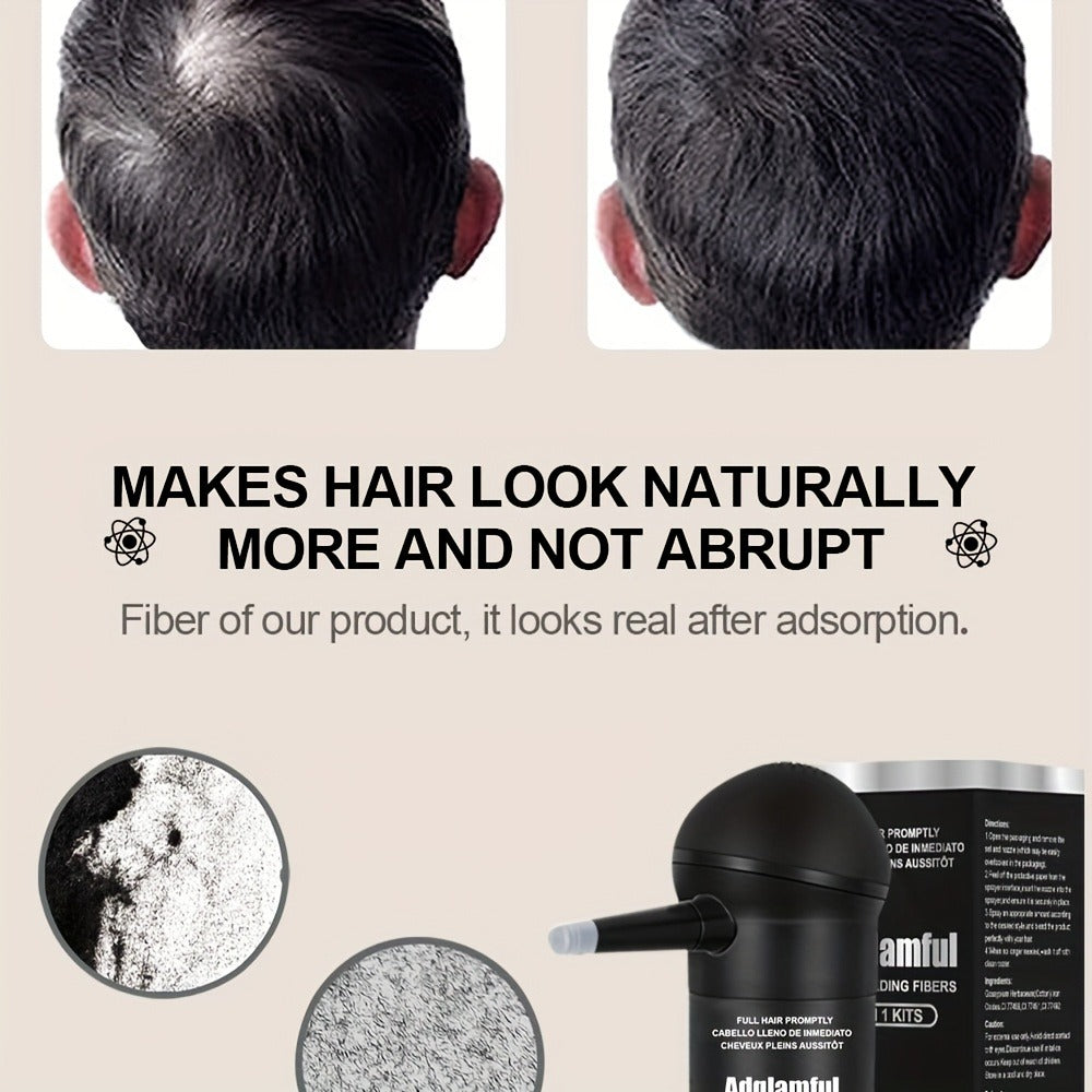 Hair Building Fibers for Thinning Hair 2-in-1 Kit 15g - Instant 1-Second Adsorption Natural Invisible Hair Loss Concealer for Men & Women | Covers Bald Spots & Gray | 4 Shades - product image 21
