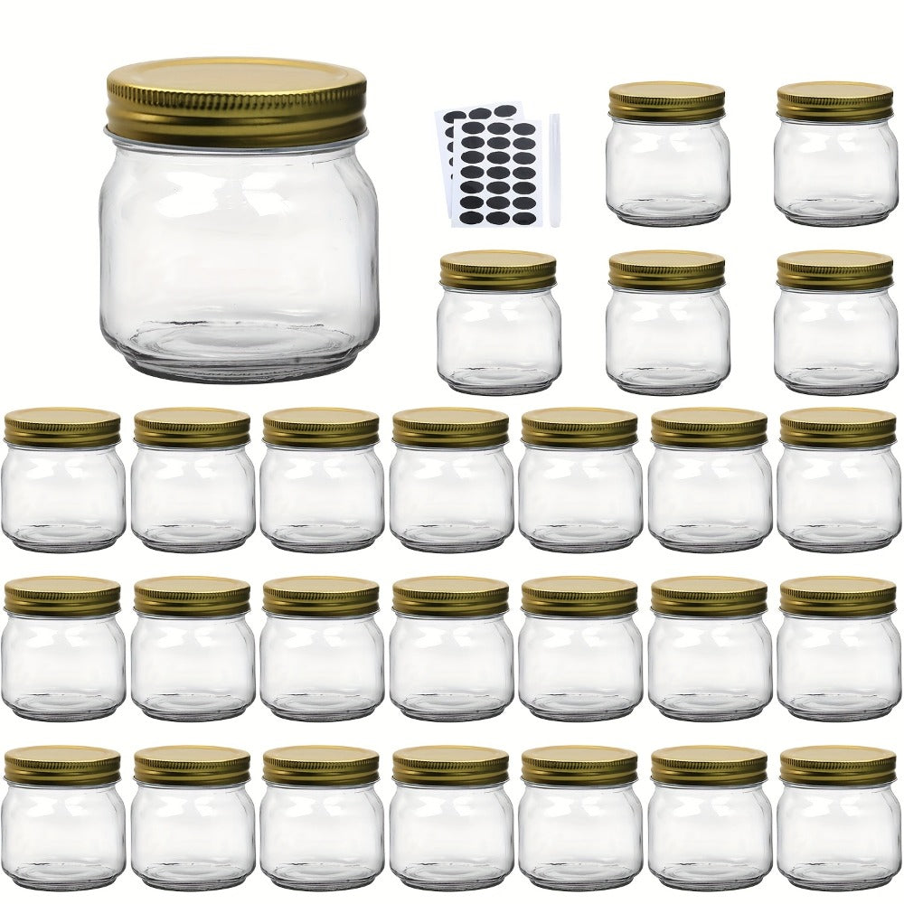 Mason Jars 8oz Glass Jars with Lids – 9/18/27/36 Pack Regular Mouth Canning Jars for Storage, Spices, Jelly, Jam, Honey & Caviar | Dishwasher Safe Spiral Lid Kitchen Storage Contai - product image 22