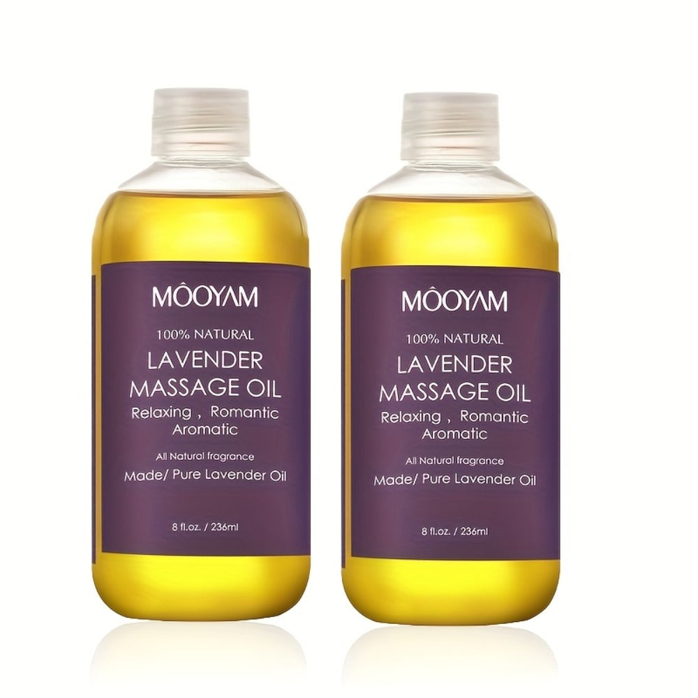 Body Massage Oil with Lavender, Nut Oil & Grapefruit - Deeply Moisturizing Aromatherapy Oil for Dry Skin, Relaxation & Nourishment, Lightweight Non-Greasy Formula for Women & Men - product image 11