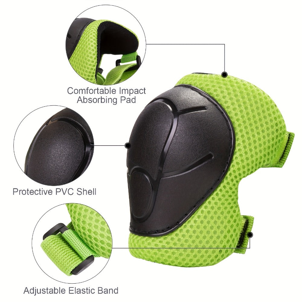 Kids Bike Helmet with Knee and Elbow Pads – Best Safety Gift for Boys and Girls – Adjustable Protective Gear Set for Ages 5-14, Featherlight 350g with - product image 7