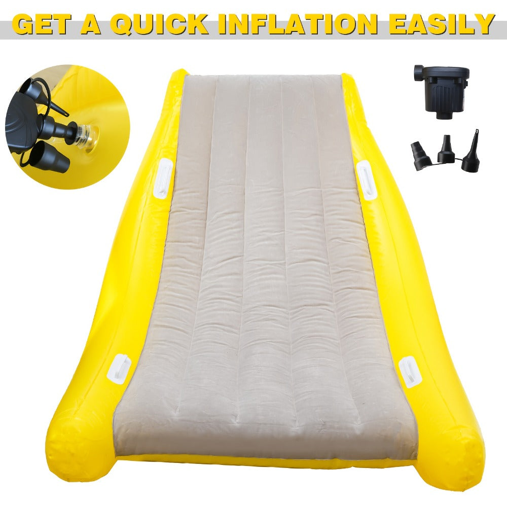 Portable Inflatable Sofa with Pump No Assembly Required Indoor Outdoor Folding Chair Bed Camping Backyard Patio Lightweight PVC Spot Clean Adults Kids Gift - product image 6