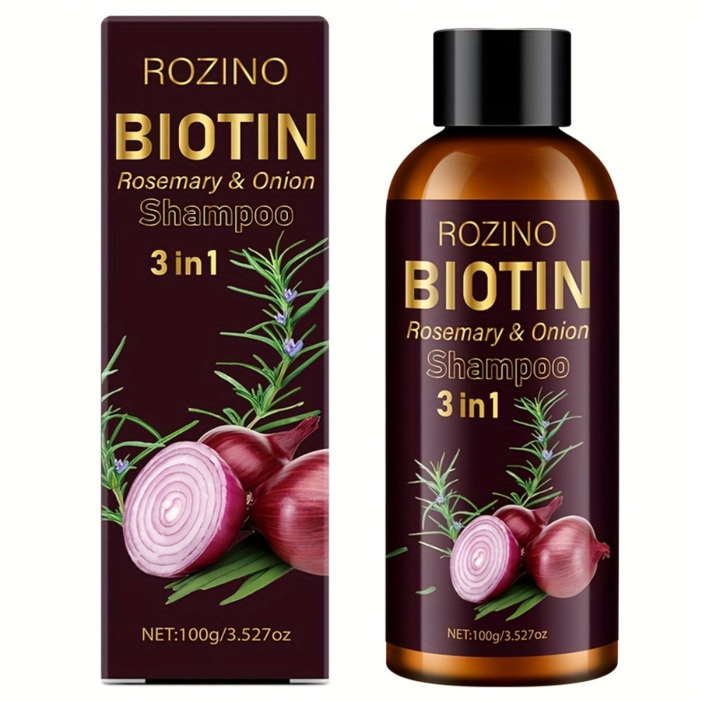 Onion Rosemary Biotin 3-in-1 Shampoo Bar for Hair Growth & Damaged Hair Repair - Scalp Cleansing Strengthening Nourishing Solid Shampoo Bar for Women All Hair Types 100g - product image 11