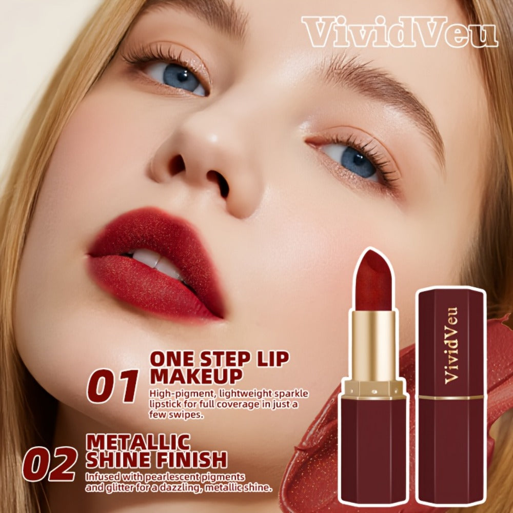 Berry Lipstick Set 6pcs Squalane Moisturizing Cream Formula — Smooth Buildable Color Rose to Deep Plum, Easy-Apply for All Skin Tones, Holiday Halloween Christmas Makeup Gift for W - product image 6