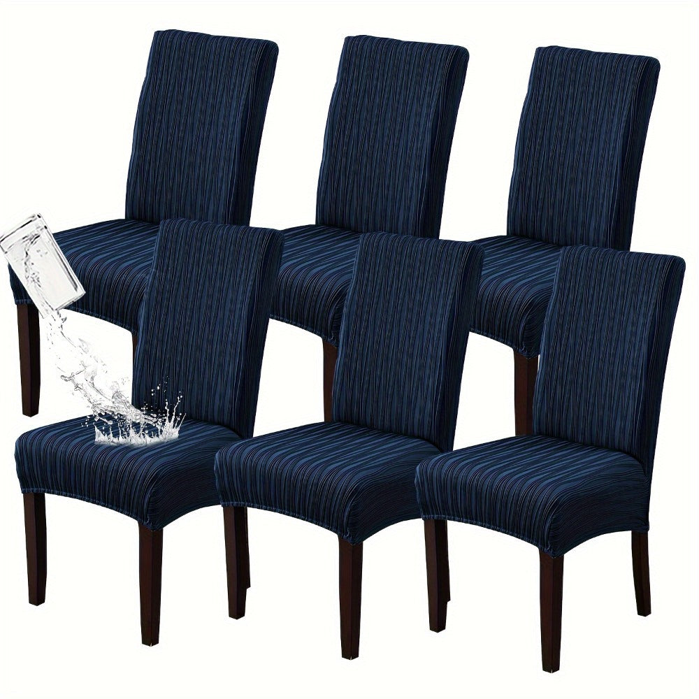 Dining Chair Covers Stretch Slipcovers Set of 4 or 6, Stain Resistant Removable Washable Chair Protector for Home Kitchen Restaurant Wedding, Spandex Jacquard Fabric, 7 Colors Avai - product image 17