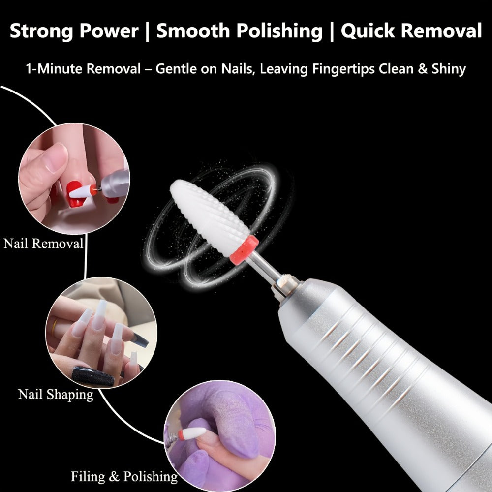 35000RPM Electric Nail Drill Rechargeable – Portable USB-Powered Low Noise Nail Efile for Manicure & Pedicure | Professional Cordless Nail Drill for Acrylic & Gel Nails, Gift for W - product image 13