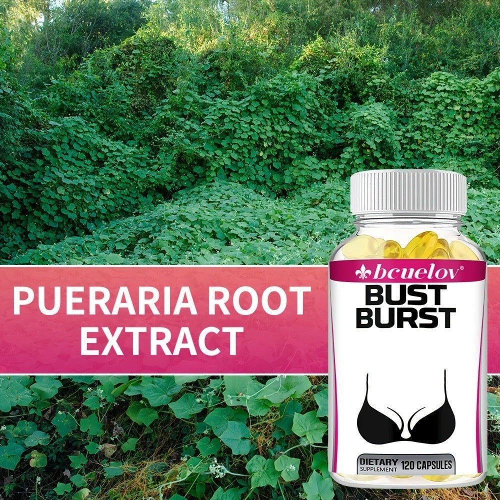 Pueraria Mirifica Breast Enhancement Capsules 120ct | Natural Phytoestrogen Formula for Women | Supports Bust Firmness, Hormonal Balance & Emotional Wellness | Daily Women's Health - product image 5