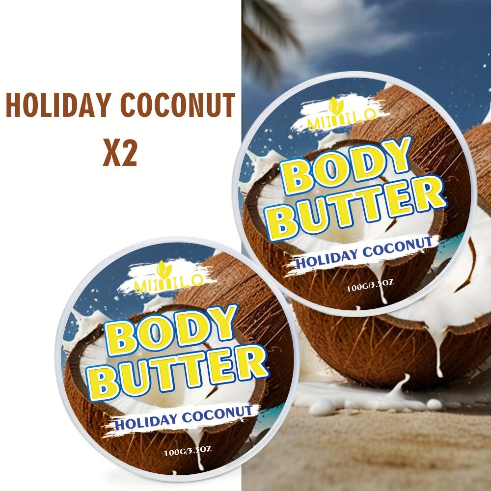 Fruity Body Glaze Set 8 Scents 100g×2 – Pineapple Coconut Strawberry Coffee Peach Doughnut Birthday Cake Non-Greasy All-Day Moisturizing Travel Size Body Lotion Gift for Women - product image 13