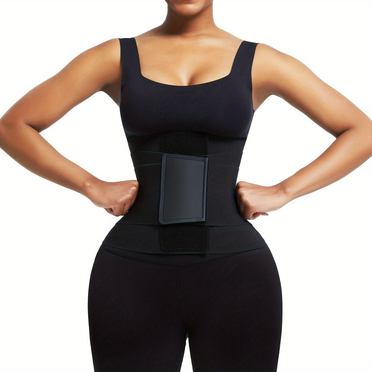 Leopard Print High Compression Back Support Waist Trainer Belt Gym Waist Cincher Trimmer Belt Tummy Control Body Shaper with Triple Wrap - product image 11