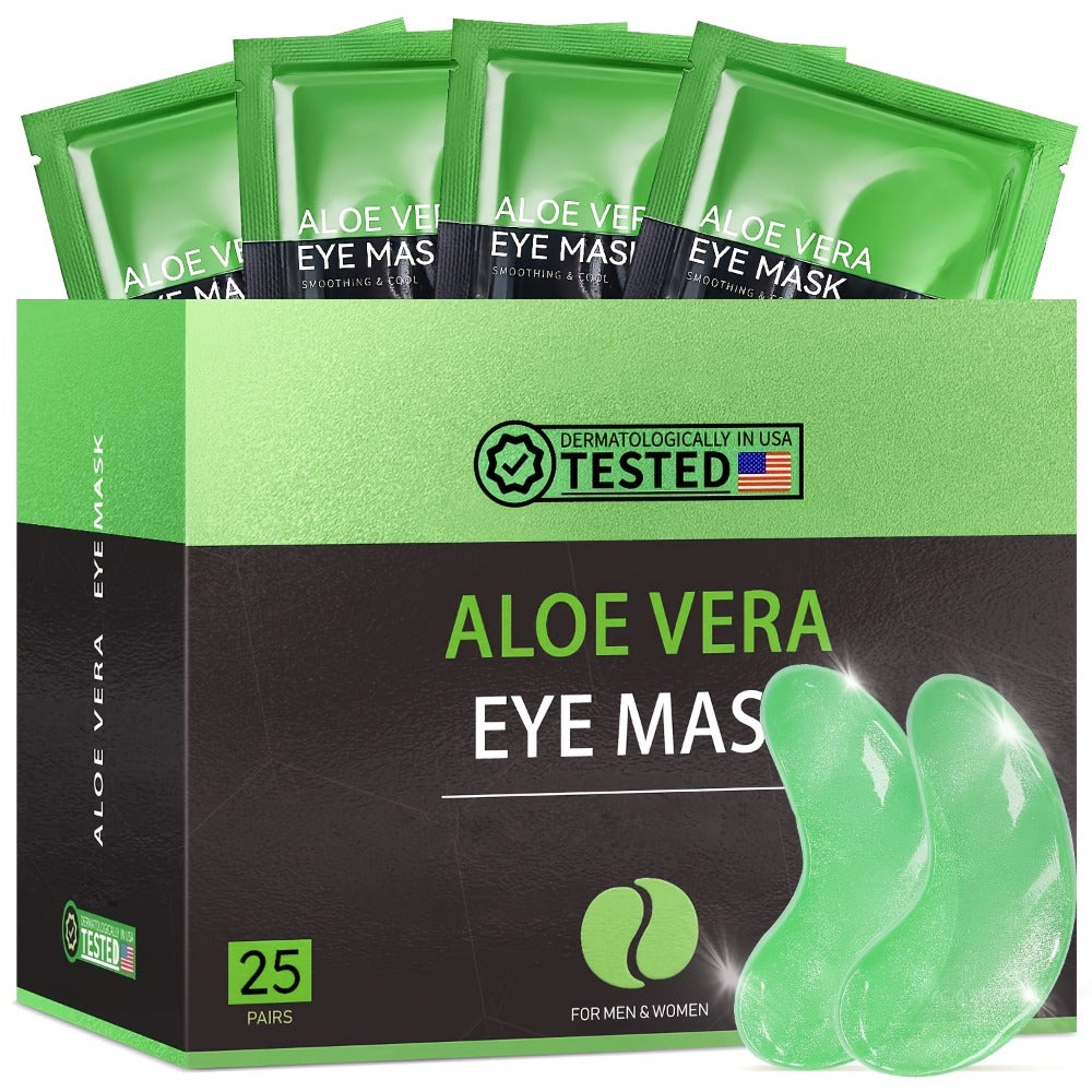 Under Eye Patches Collagen 25 Pairs 3-Formula Choice — Caffeine for Dark Circles & Puffiness | Hyaluronic Acid for Deep Hydration | Aloe Vera for Soothing & Cooling | All Skin Type - product image 7