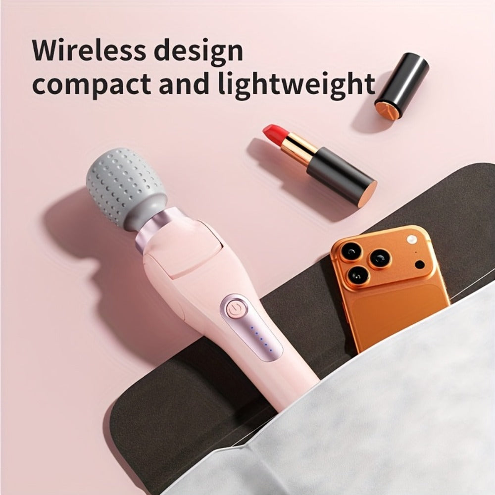 Electric Handheld Massager 180° Foldable Massage Stick | 5-Speed Vibration USB Rechargeable Rotating Head | Full Body Relief Neck Back Shoulder Leg Waist | Portable Cordless Massag - product image 11