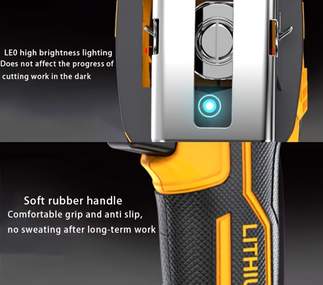 Cordless Reciprocating Saw - Electric Reciprocating Saw with Safety Lock, Large Capacity Battery & Charger, Variable Speed for Wood, Metal & Demolition Cutting, DIY Home Renovation - product image 20