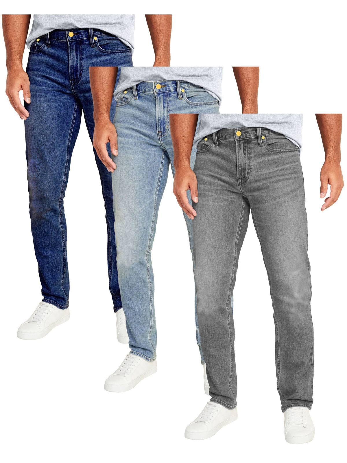 3-Pack Men's Flex Stretch Slim Straight Jeans - product image 25