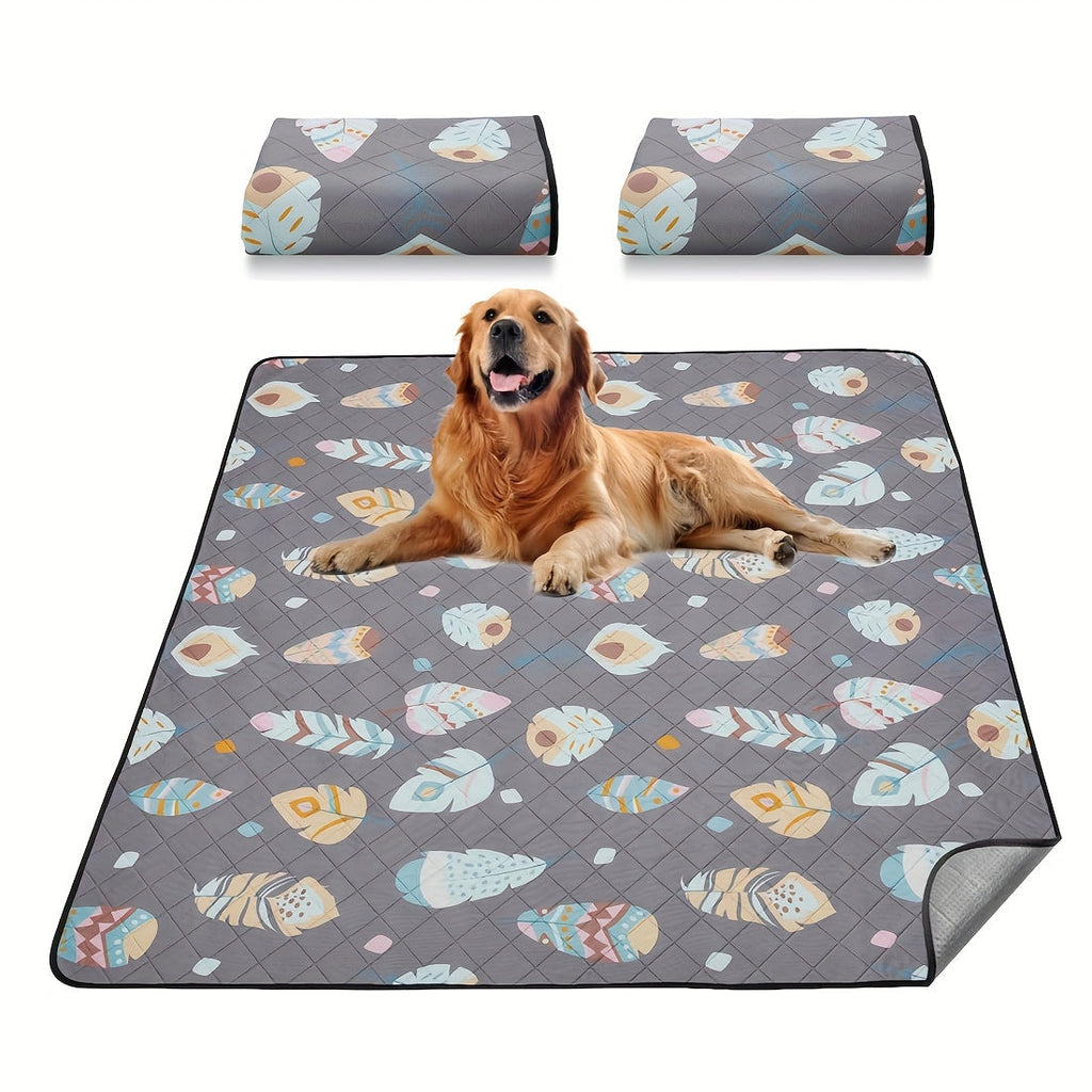 Washable Pee Pads for Dogs | Multiple Sizes, Gray | Ultra-Absorbent Reusable Puppy Training Pads, Leak-Proof & Non-Slip Whelping Pads for Playpen, Crate - product image