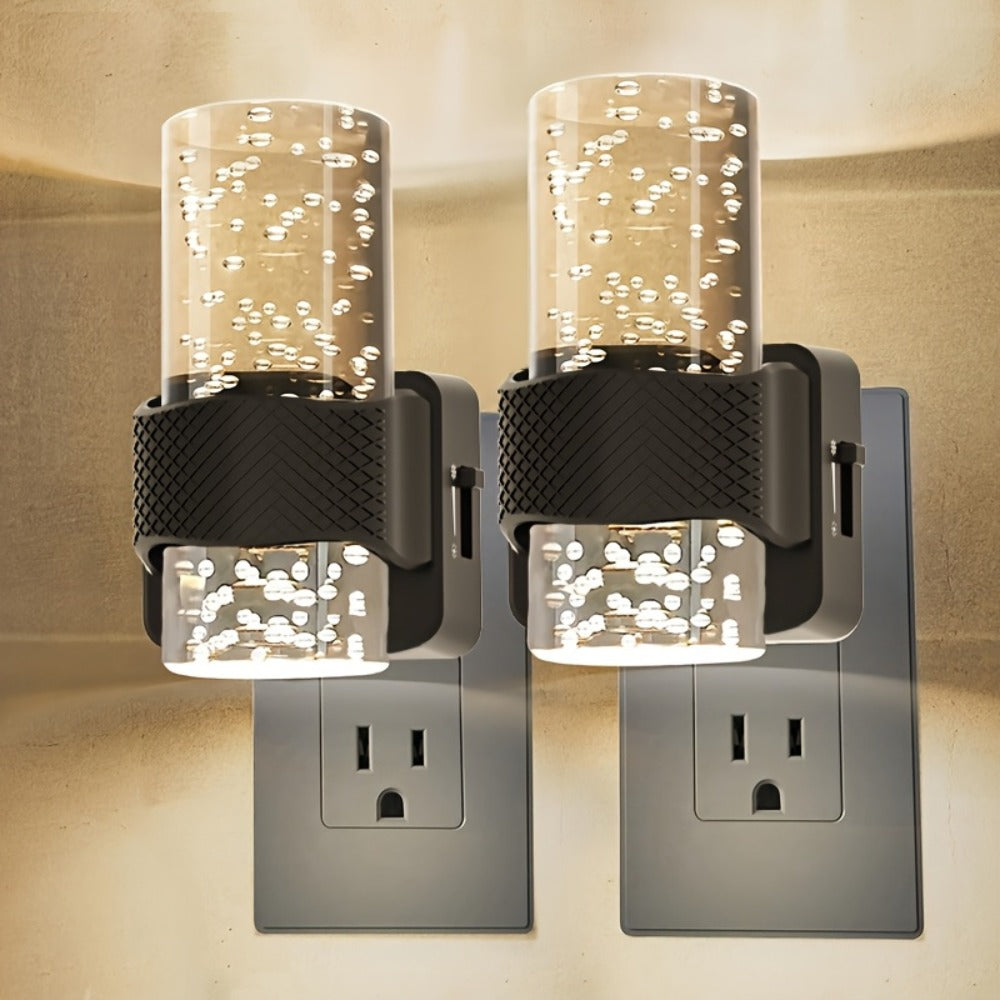 LED Plug-In Night Light with Dimmable 3000K Warm Light & Auto Sensor, 2 Pack for Hallway Bedroom - product image 3