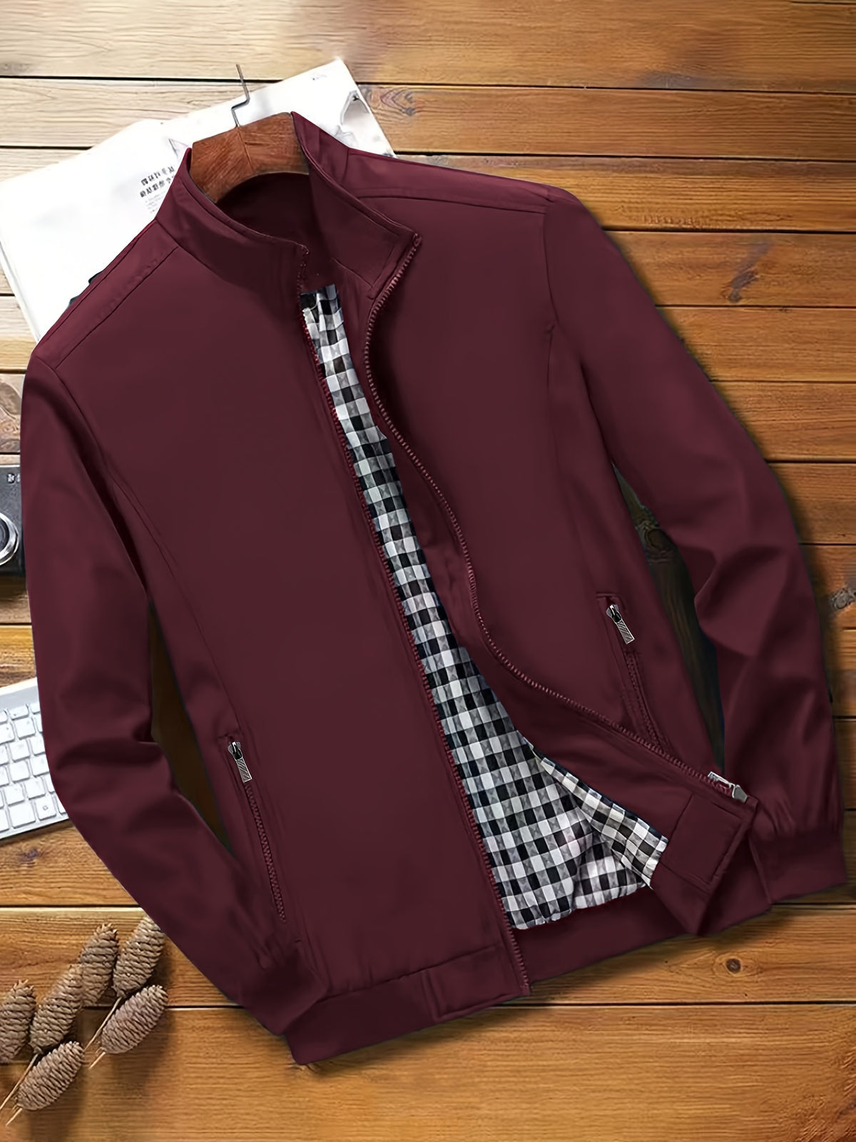 New Men's Jacket Spring Autumn Premium College Style Jacket Outerwear - product image