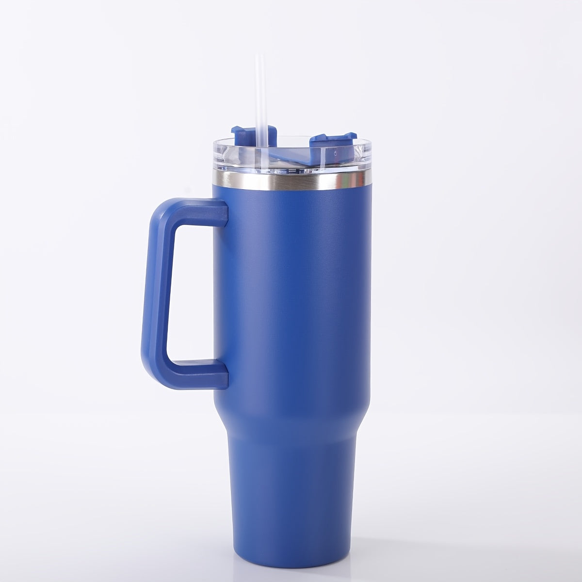 Double-Wall Vacuum 304 Stainless Steel Travel Cup, Leakproof & Rustproof, Hot & Cold Drinks, 15 Colors, Perfect Gift for Christmas, Travel & Outdoor | Insulated Tumbler 40oz with Handle & Straw Lid