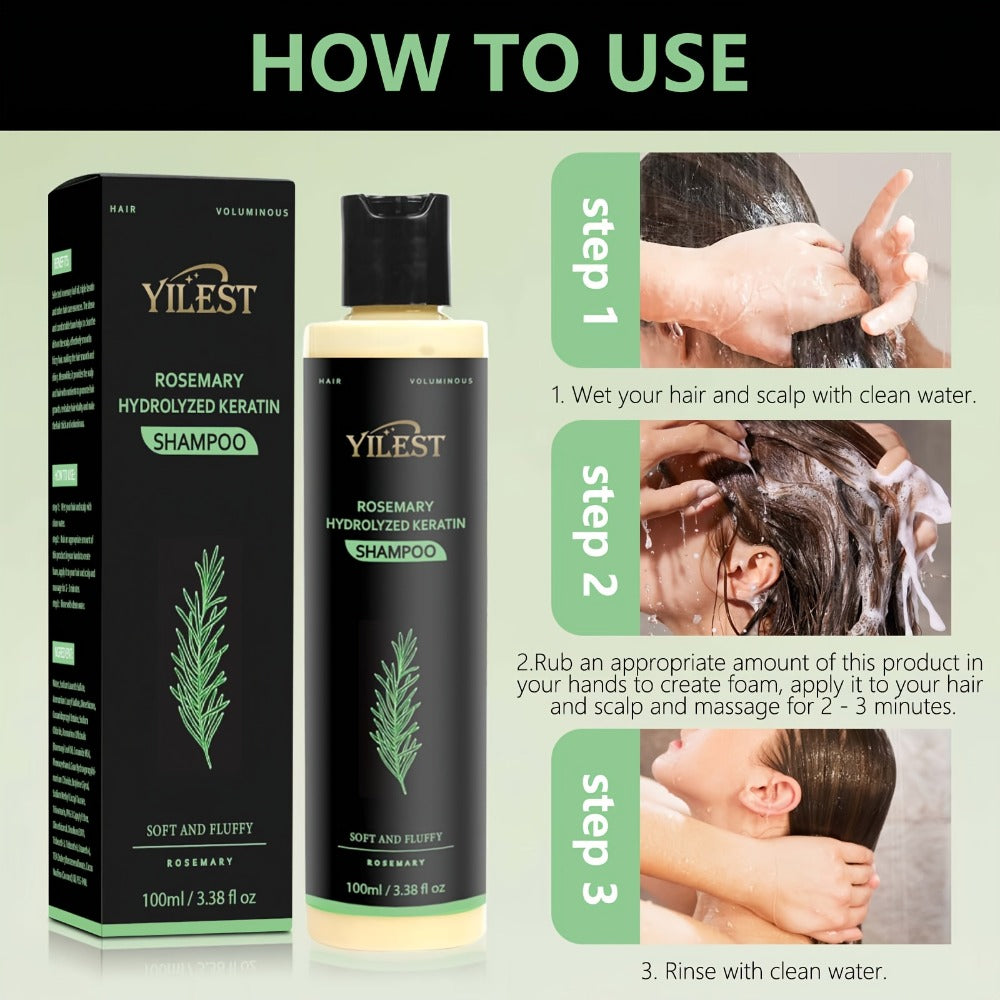 Rosemary Shampoo for Hair Growth & Volume — Enriched with Rosemary Extract, Amino Acids & Plant Squalane | Strengthening, Moisturizing & Scalp Stimulating | All Hair Types | Availa - product image 11