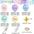 Pastel Balloon Set 370pcs – 10 & 5 Inch Macaron Latex Balloons with Wreath Kit for Birthday Party, Wedding, Graduation & Celebration Decorations - product image 9