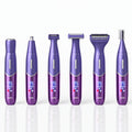 Bikini Trimmer Electric Razor for Women & Men 6-in-1 Hair Remover Kit Face Eyebrow Nose Arms Legs Pubic Wet Dry Painless Shaver Grooming Set - product image 11
