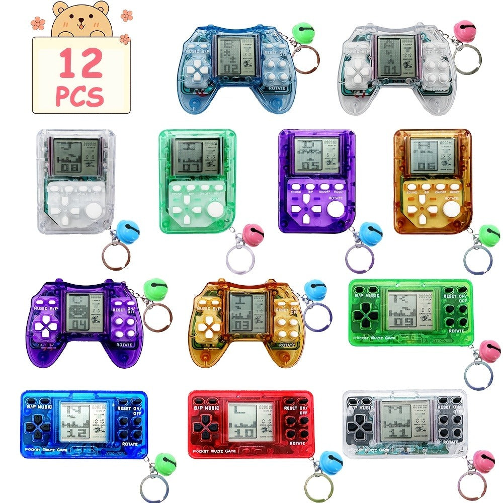 Bulk Mini Gaming Controller Party Favors for Kids & Boys, Birthday Goody Bag Stuffers, Classroom Prizes & Gamer Loot Bag Fillers – Video Game Keychains 12 Pack - product image