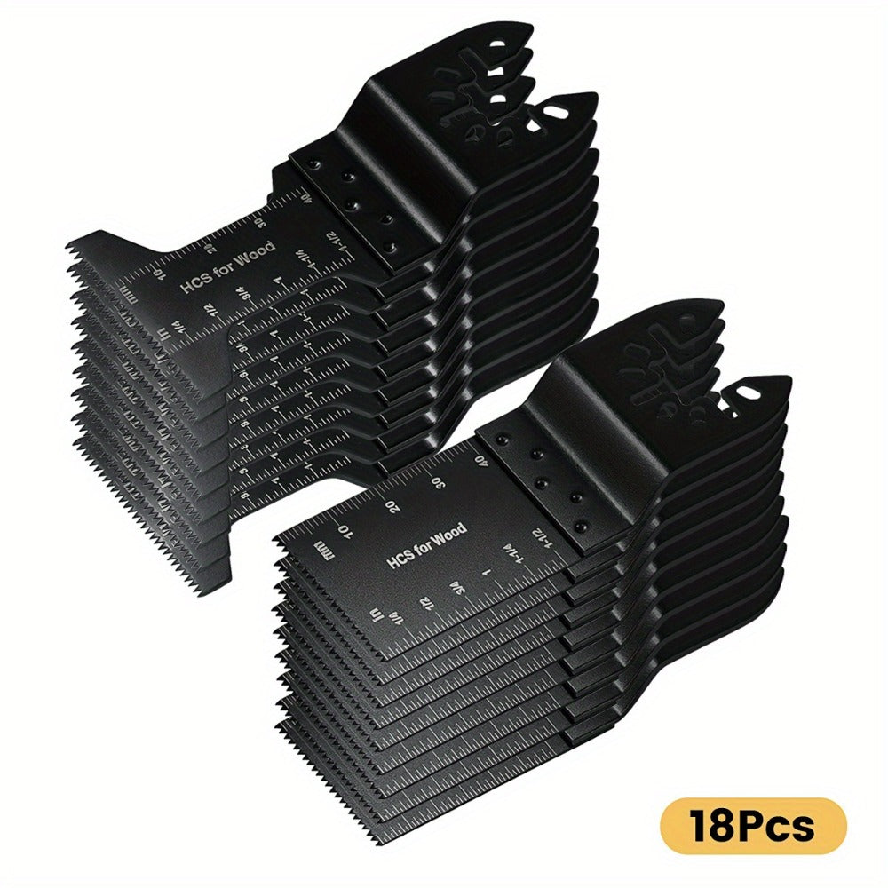 Titanium Oscillating Multi Tool Blades Universal Quick Release Saw Blades Set for Cutting Metal Nails Wood Plastic Compatible with Major Brands 18 28 50 Piece Options - product image 7