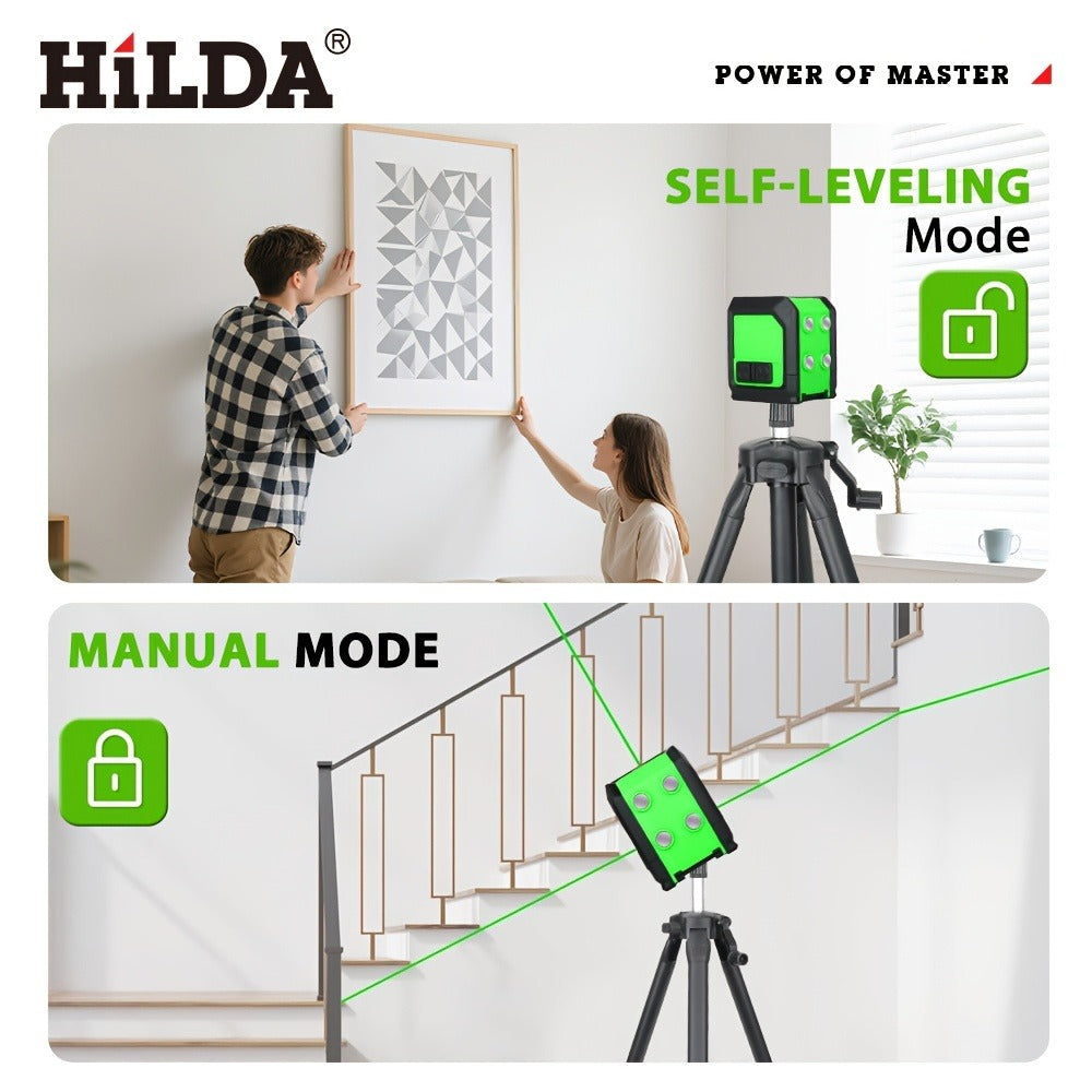 Green Laser Level Self Leveling Cross Line Horizontal Vertical Green Beam Laser with 39 Inch Adjustable Tripod Rotating Head for Home Decoration Construction Tiling Alignment - product image 10