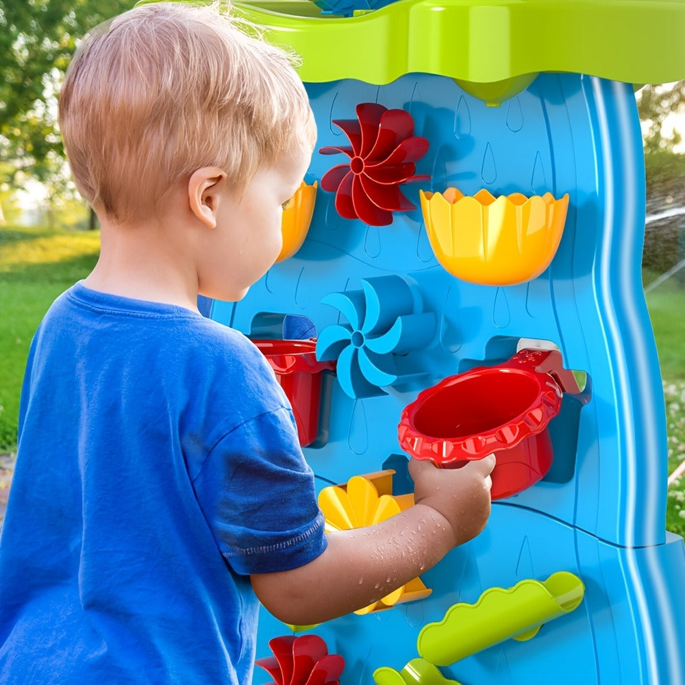 Outdoor Sensory Activity Toy for Toddlers Ages 3+, Beach Tools Included, Backyard Summer STEM Gift for Boys & Girls | Water Play Table for Kids Double-Sided - product image 6
