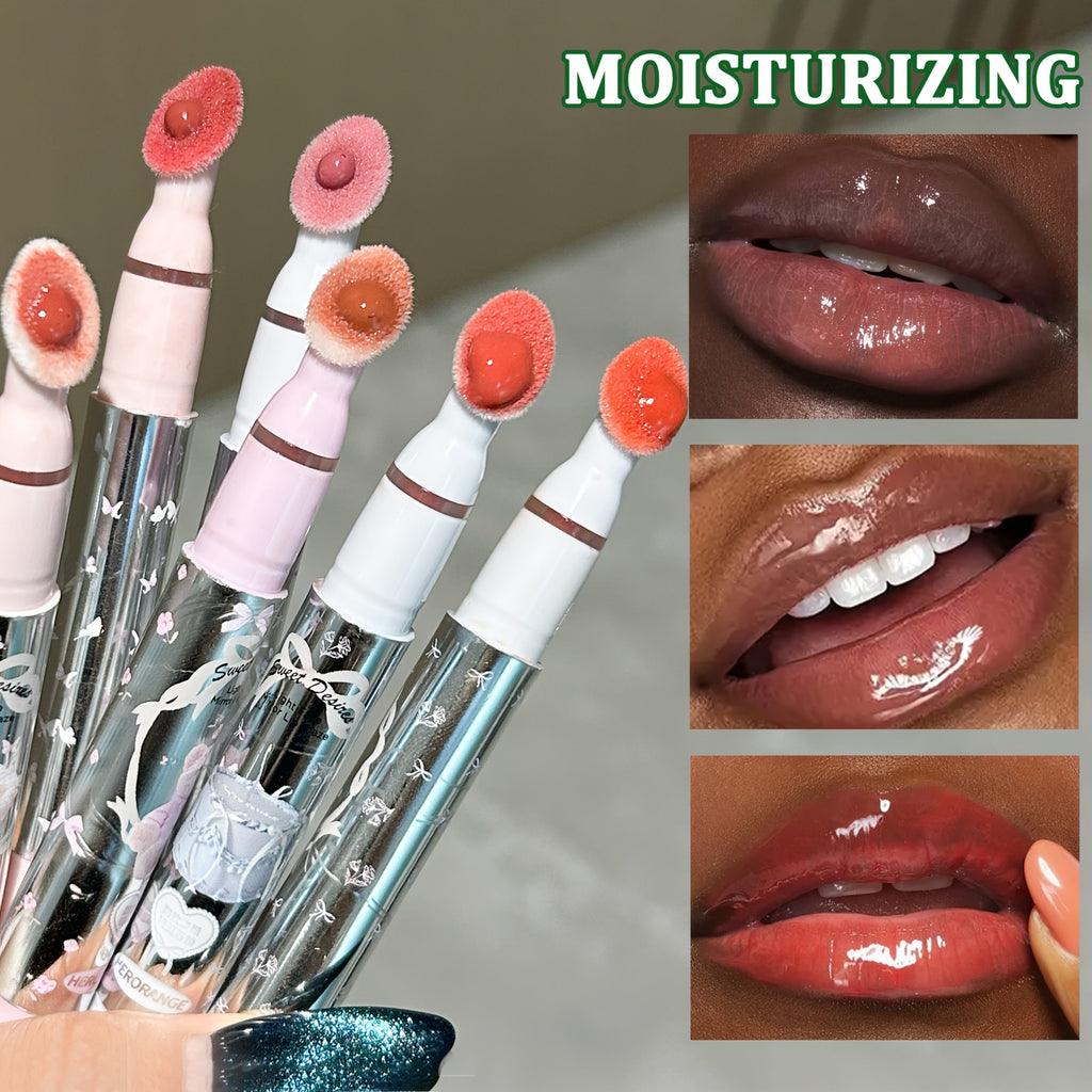 Tinted Lip Gloss Set 6pcs Plumping Vibrant Shine — Hydrating Non-Drying Glossy Lip Balm for All Seasons, Festival Party Makeup, Women & Teen Beauty Gift - product image 17