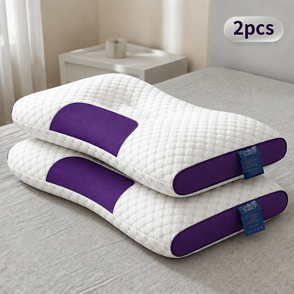 2pcs Neck Pillows, Made of Breathable Fabric That Prevents Sweatiness During Long-term Wear, Features a Removable Zippered Pillowcase - product image 10