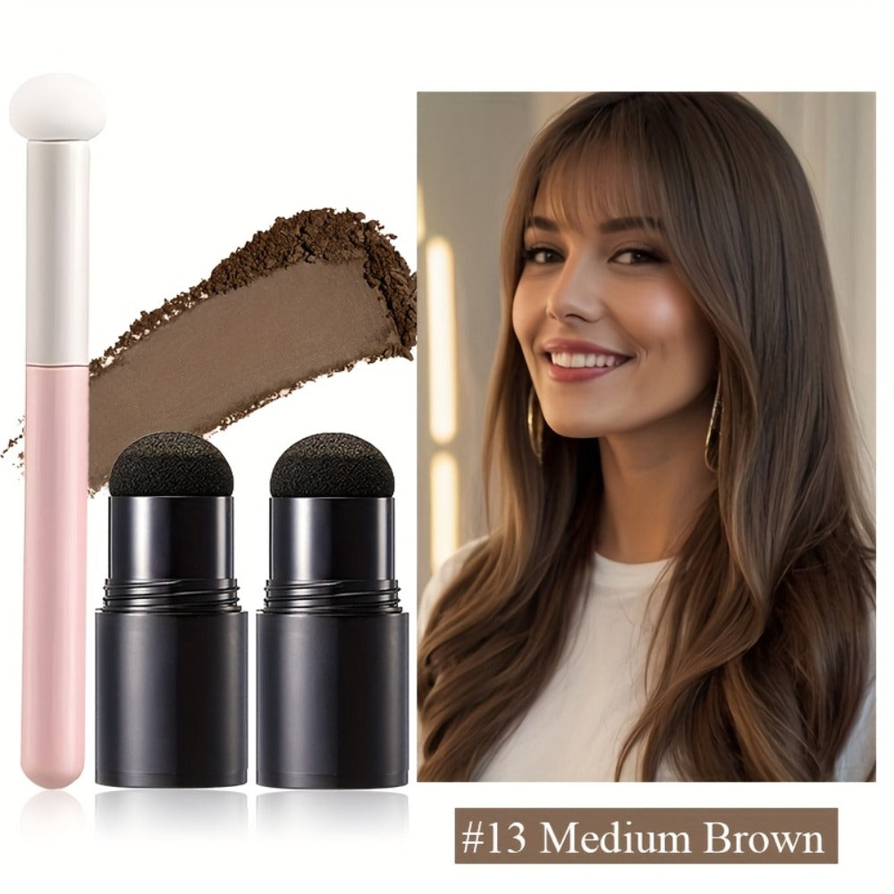 Root Touch Up Powder Stick with Brush — Instant Hair Root Concealer & Eyebrow Filler | Concentrated Paste Formula for Targeted Gray Coverage | 8 Shades for Women & Men All Hair Typ - product image 12