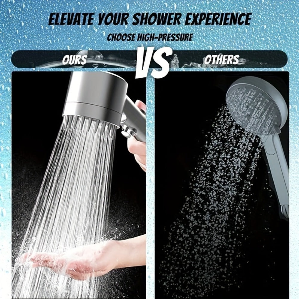 Filtered Handheld Shower Head High Pressure 4 Spray Modes ON/OFF Switch with Hose 5 Filter Elements Pet Shower - product image 9