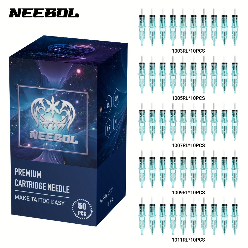 Tattoo Cartridge Needles Disposable 20/50pcs - Standard Round Liner RL & Round Magnum RM Mixed Sizes, Sterile Tattoo Needle Cartridges for Professional Artists & Beginners, Body Ar - product image 9