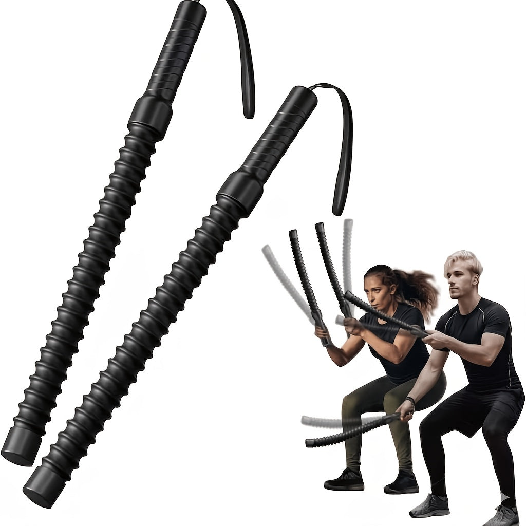 Ropeless Battle Ropes (2pcs) | Portable Cordless Weighted Workout Ropes with Steel Core & Non-Slip Handles for HIIT, Cardio, Full Body Training, Arms - product image 3