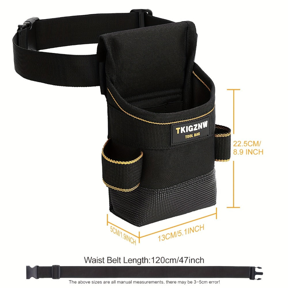 Tool Belt Pouch Heavy Duty Electrician | Adjustable Strap Multi-Compartment Organizer with Zipper | Professional Tool Bag for Plumbers Mechanics Electricians Equipment Storage - product image 4