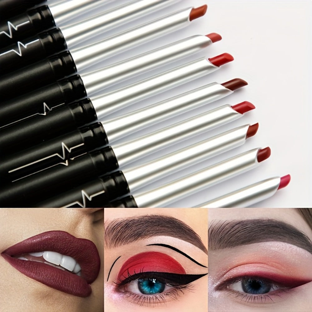 Precise Lip Liner Pencil 11 Shades Matte Waterproof Non-Fading Smooth Glide Long-Lasting All Day Wear Lip Outliner for Fuller Lips All Skin Tones Women Makeup Gift - product image 2