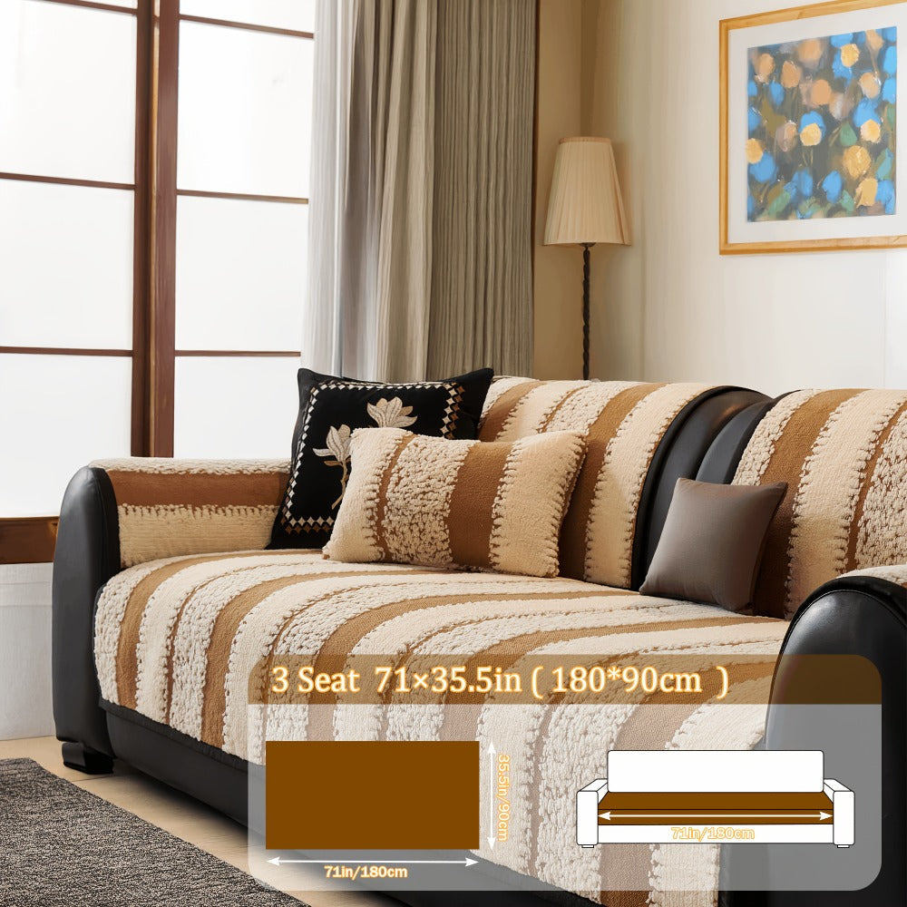 Sofa Cover Plush Non-Slip Washable Sectional Couch Slipcover Soft Durable Furniture Protector for Pets Cats Dogs 2 3 4 Cushion Sofa L-Shape Modern Sofa Pad Warm Sitting Cover All S - product image 17