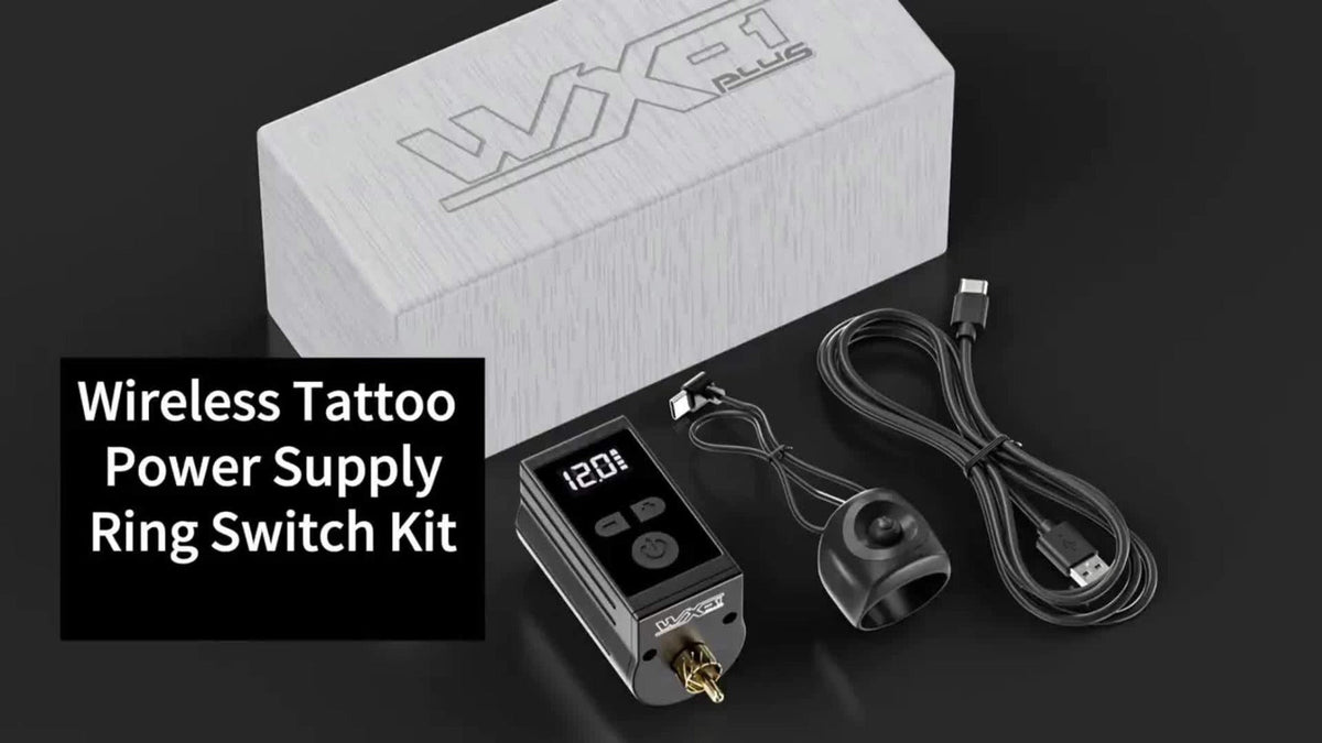 Wireless Tattoo Battery Power Supply 1450mAh Neebol WX-1 Plus — RCA LED Display, 12V Boost Mode, 6-Hour Runtime, USB-C Charging, for Rotary Machines & PMU Pens - product image 8