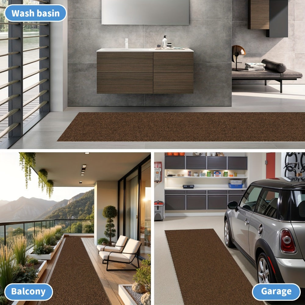 Non-Slip Runner Rug for Hallway Kitchen Stairs - Thick 4mm Long Roll Rug 23.22" Wide, Machine Washable, Multiple Sizes & Colors - product image 6