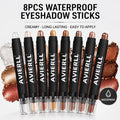 Waterproof Eyeshadow Stick Set 8 Piece – Shimmer, Pearlescent & Matte Eye Shadow Pencils, Creamy Blendable Formula, Long-Lasting Smoky Natural Glitter Eye Looks, Gift for Her - product image 24