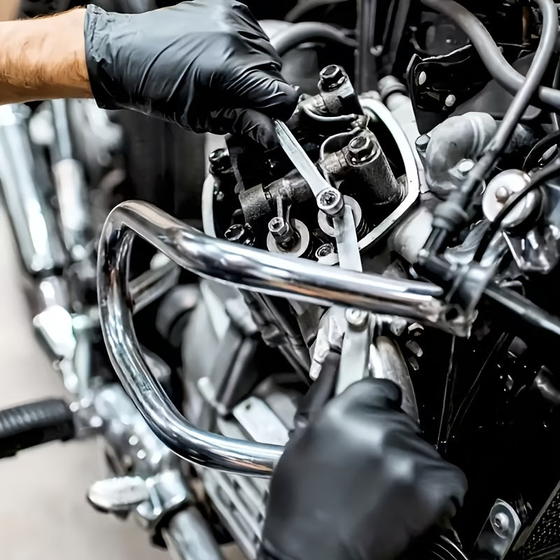 200pcs, Black Nitrile Disposable Gloves, High-Density, Flexible Fit, Chemical Resistant, Industrial-grade Latex-free, Specially Designed For Maintenance Teams - product image 14