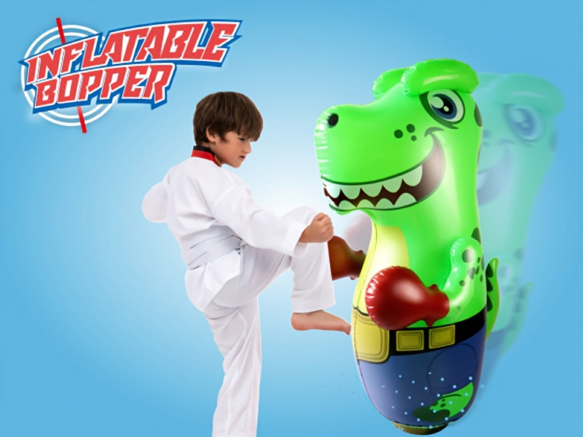 Inflatable Dinosaur Punching Bag for Kids 47 Inch | Best Birthday Christmas Gift for Boys | T-Rex Blow Up Bouncing Back Bopper, Water Base Bop Bag for Indoor - product image 9
