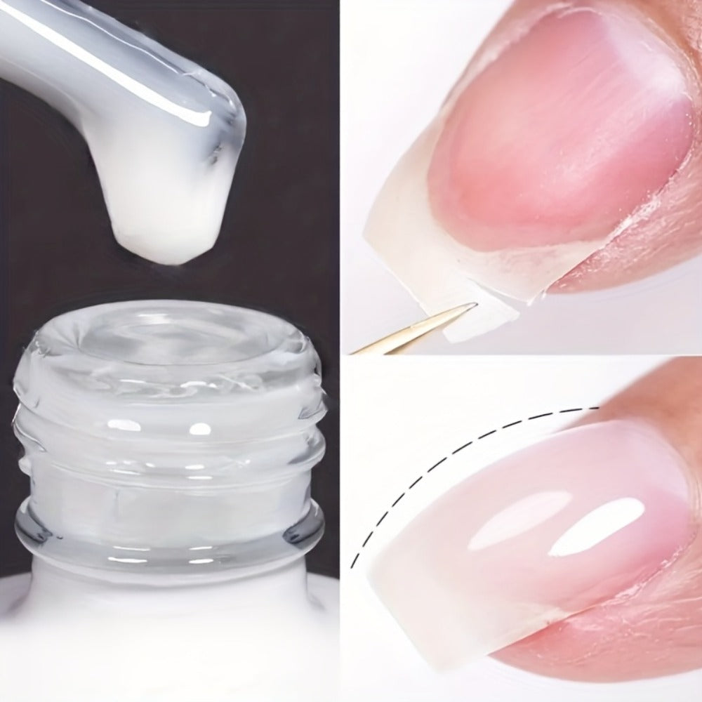 Nail Hardener for Weak Brittle Splitting Nails 2 Pack - Extra Strong Fast Drying Long Lasting White Nail Strengthener with Vitamin E Base Coat Manicure Treatment for Women Nail Car - product image 4