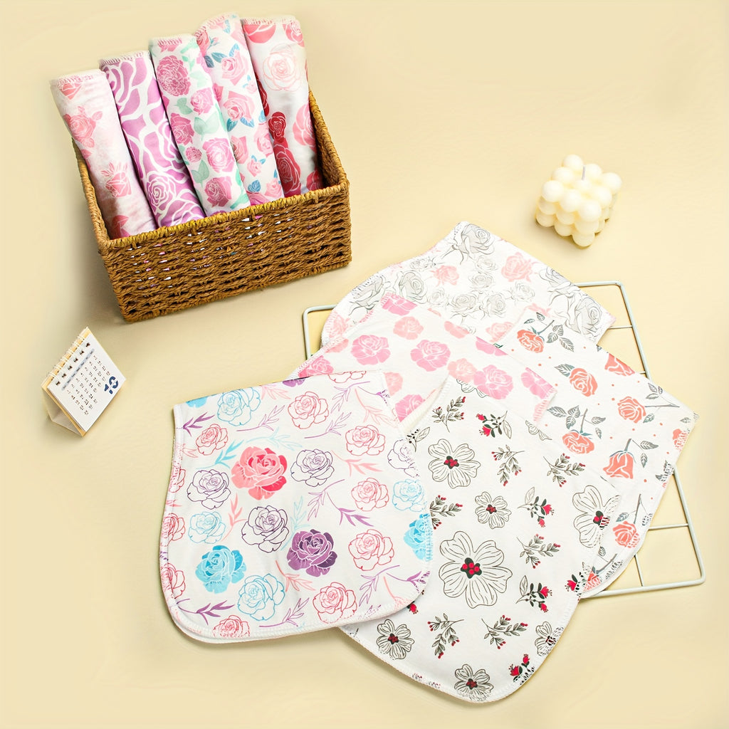 10-Pack Burp Cloths For Baby Boys and Girls - Baby Burp Cloth, Baby Washcloths, Burp Rags, Large Neutral Burp Clothes For Newborn - product image 22